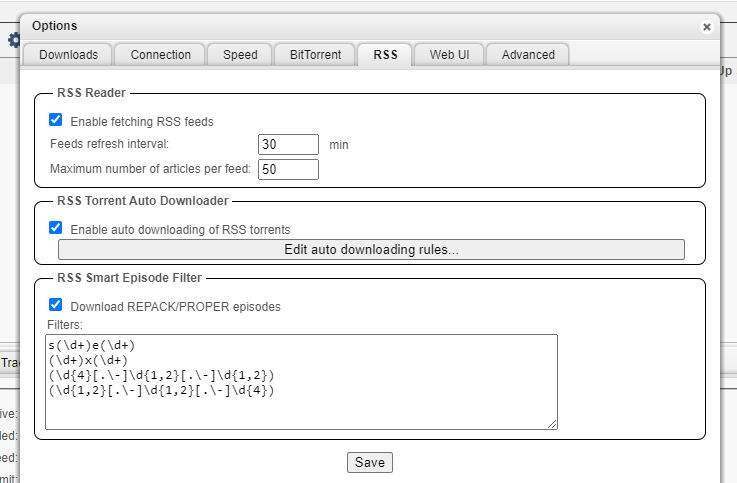 《[筆記] 使用qBittorrent WebUI訂閱RSS自動下載教學》
